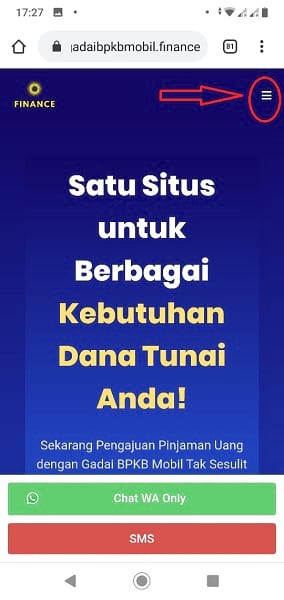 menu awal bisnis afiliasi